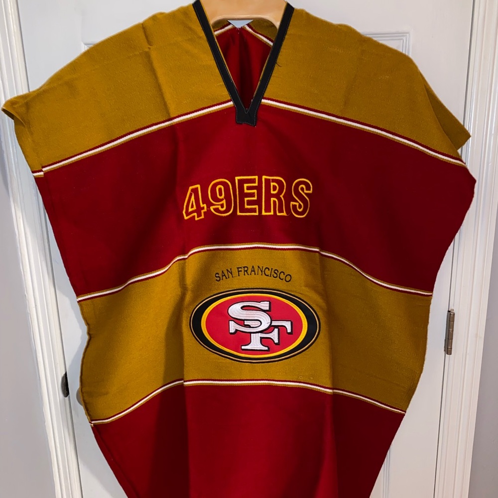 San Francisco 49ers Custom Made Poncho Zarape